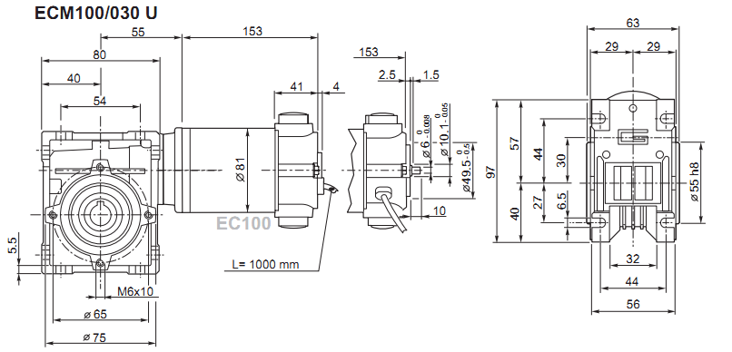 червячный мотор-редуктор