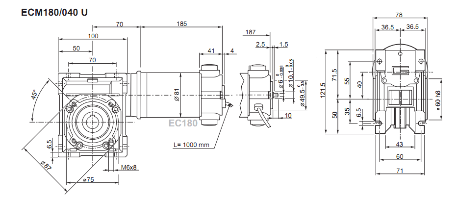 червячный мотор-редуктор